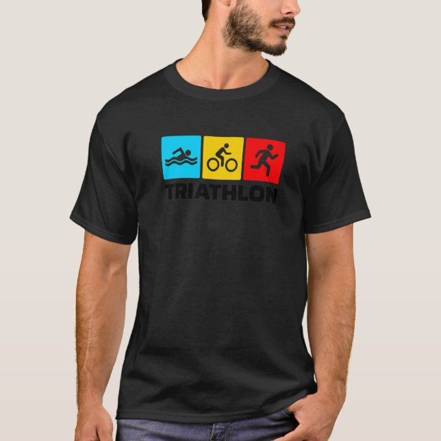 Camiseta Triatleta de Triatlón de Baño de Bicicleta de Carr (Anverso)