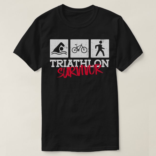 Camiseta Triatleta de Triatlón de Triatlón (Diseño del anverso)