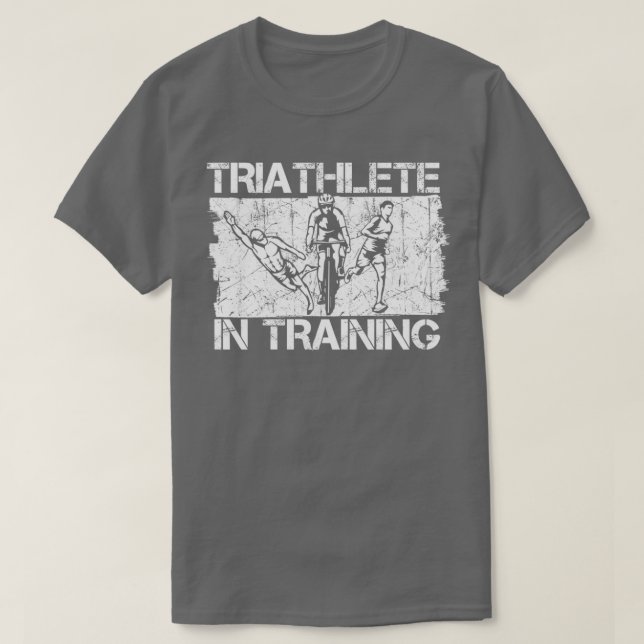 Camiseta Triatleta En Entrenamiento Ciclismo De Natación Tr (Diseño del anverso)