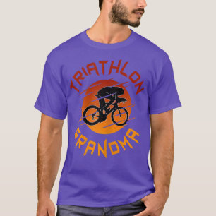 Camiseta Triatleta femenina Natación Bicicleta Corre Triatl