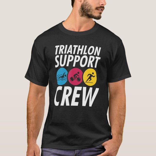 Camiseta Triatleta Triatleta de Triatlón de Apoyo (Anverso)