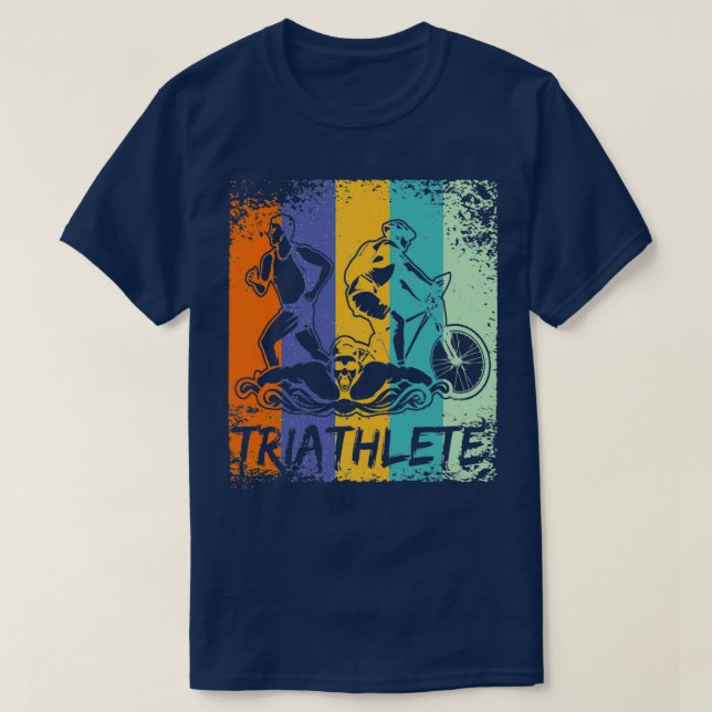 Camiseta Triatleta Triatlón Corre Bicicleta Natación Elite  (Diseño del anverso)