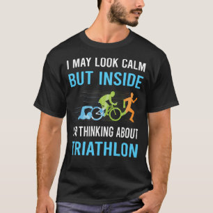 Camiseta Triatleta Triatlón de aspecto tranquilo