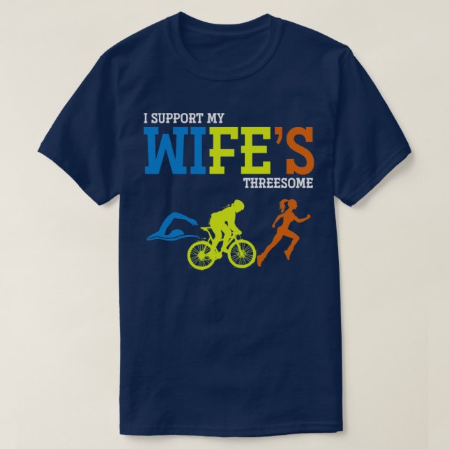 Camiseta Triatlete Funny Triathlon (Diseño del anverso)