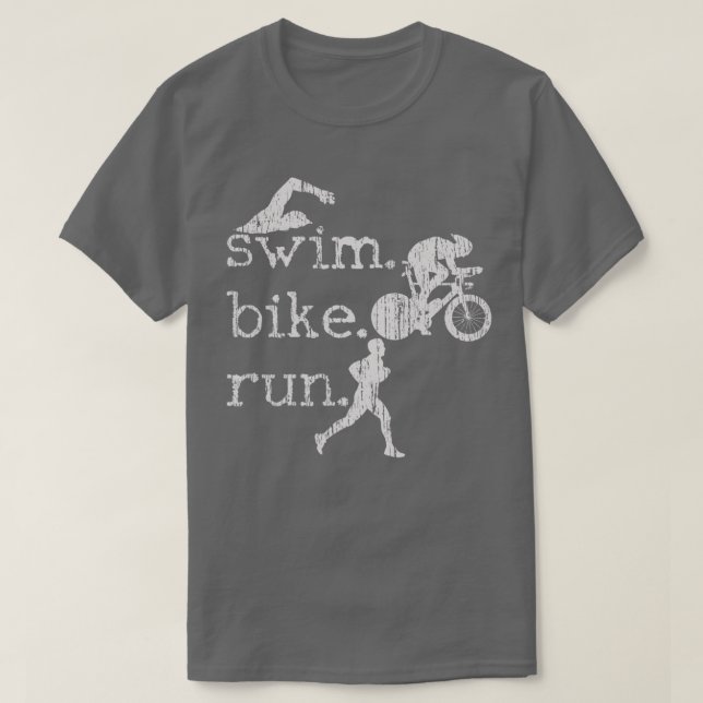 Camiseta Triatlón de ciclismo de natación de triatlón 95 (Diseño del anverso)