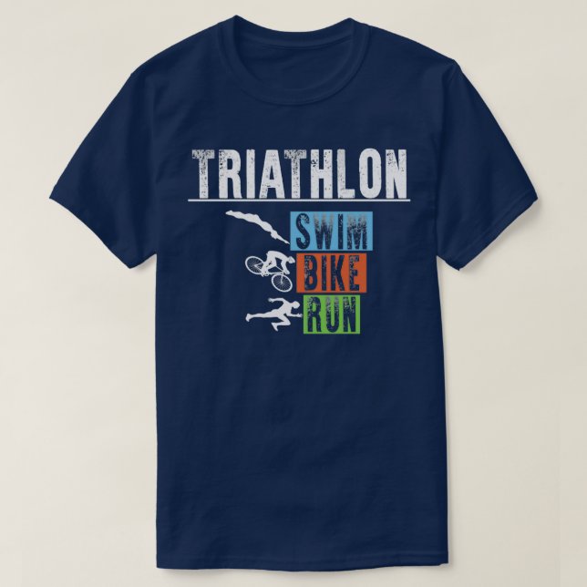 Camiseta Triatlón de ciclismo de natación de triatlón 97 (Diseño del anverso)
