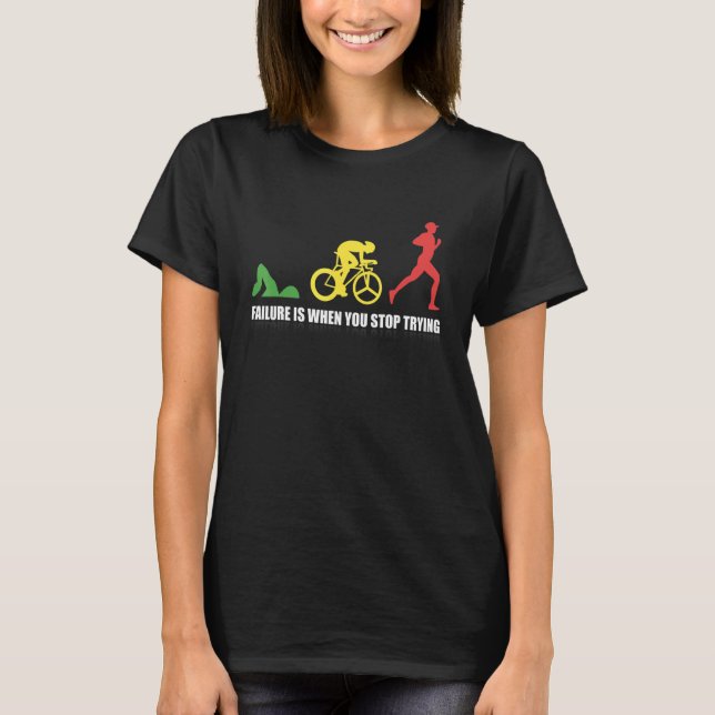Camiseta Triatlón de ciclismo de natación triatleta (Anverso)