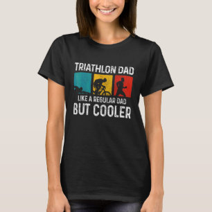 Camiseta Triatlón de hombres Papá como un papá regular pero