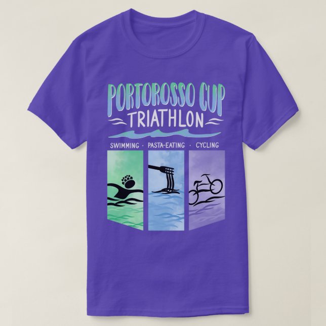 Camiseta Triatlón de la Copa Portorosso (Diseño del anverso)