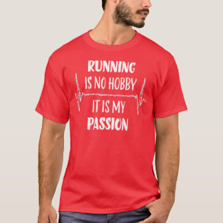 Camiseta Triatlón de la Maratón de Jogging Heartbeat