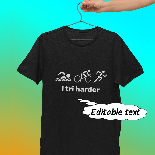 Camiseta Triatlón diverso triple más duro (Subido por el creador)
