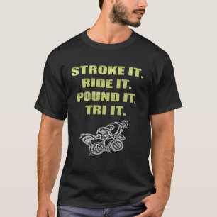 Camiseta Triatlón - El Triatlón La Golpeó.