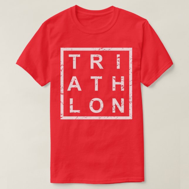 Camiseta Triatlón elegante (Diseño del anverso)