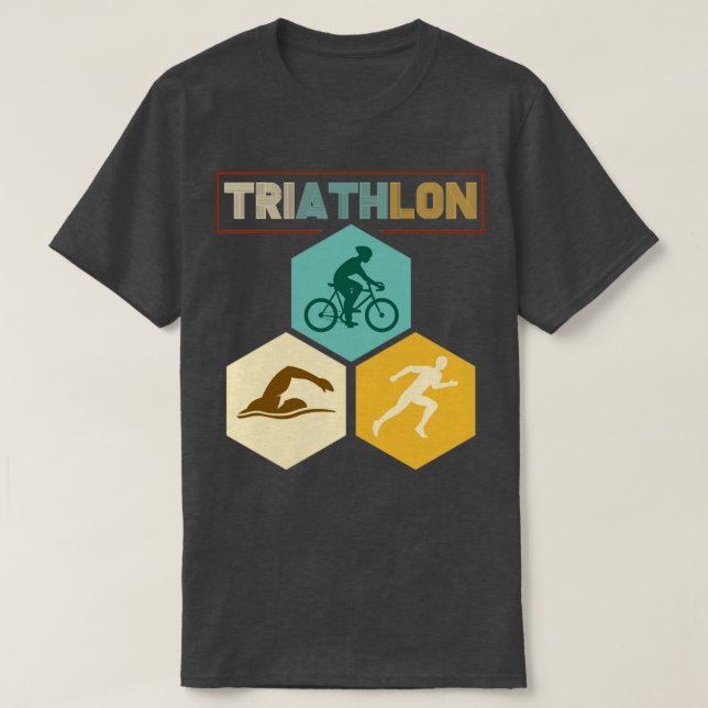 Camiseta Triatlón en bicicleta con natación en marcha (Diseño del anverso)