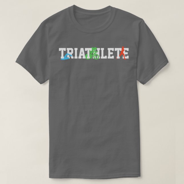 Camiseta Triatlón en marcha Natación en bicicleta (Diseño del anverso)