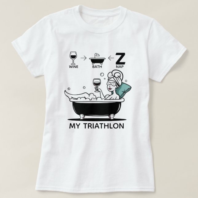 Camiseta Triatlón femenino (Diseño del anverso)
