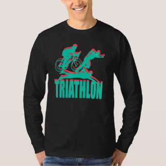 Camiseta Triatlón Natación Ciclismo Carrera a pie Triatlón