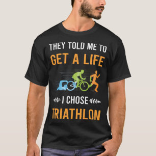 Camiseta Triatlón Obtén Una Vida Triatleta