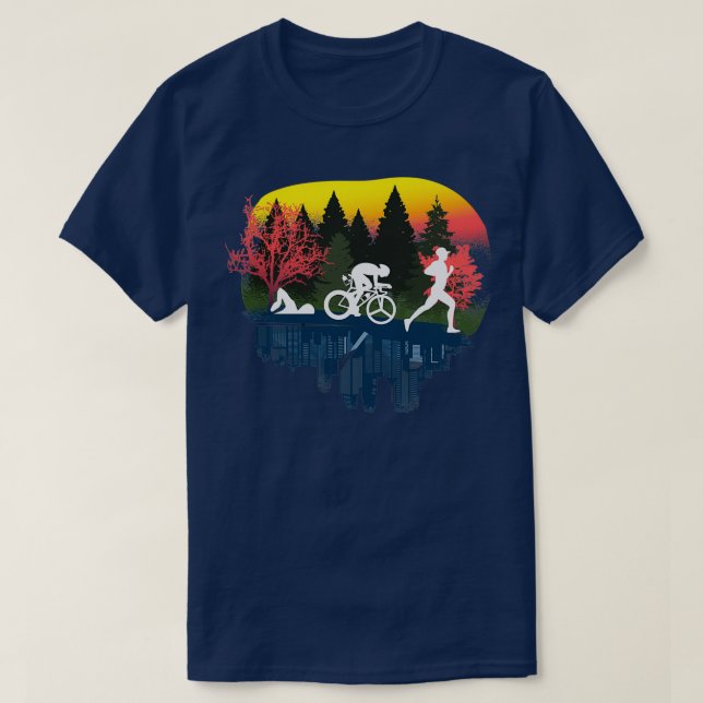 Camiseta Triatlón Pegatina Natural Maravilloso 2 (Diseño del anverso)