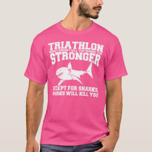 Camiseta Triatlón que no te mata te hace más fuerte
