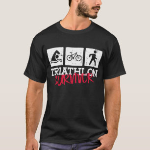 Camiseta Triatlón Sobreviviente - Triatlón de Entrenamiento