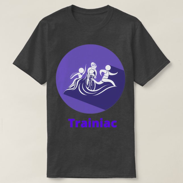 Camiseta Triatlón Trainiaco (Diseño del anverso)