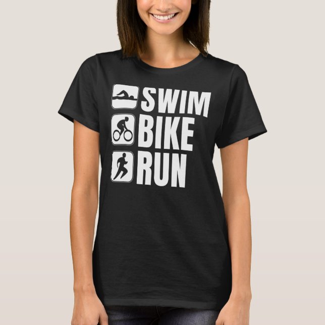 Camiseta Triatlón Tri Triatletas Atletas En Fitness (Anverso)