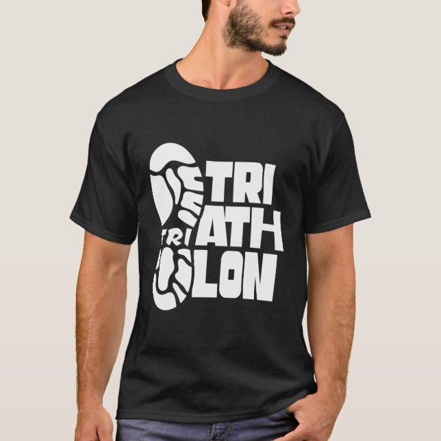 Camiseta Triatlón Triatleta Deportes (Anverso)