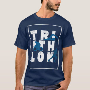 Camiseta Triatlón Triatleta Raza De Ciclismo De Natación