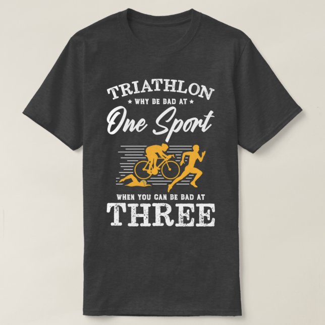 Camiseta Triatlón triatlón ciclismo triatlón carrera de nat (Diseño del anverso)