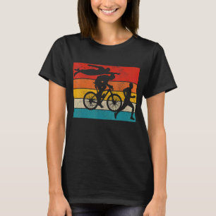 Camiseta Triatlón Vintage Retro Bañera Bicicleta Carrera De