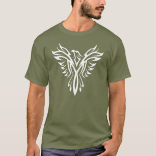 Camiseta tribal blanca del diseño del tatuaje de