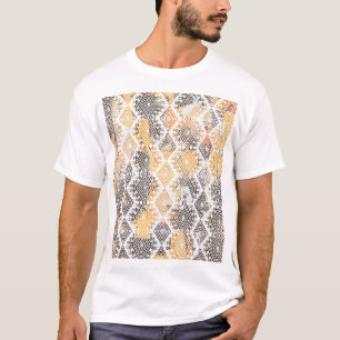 Camiseta Tribal Boho Geométrico: Patrón de angustia.