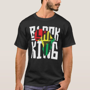Camiseta Tribal de África del Rey Negro para hombres histor