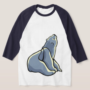 Camiseta tribal de arte de oso para mujeres Jersey