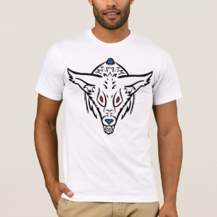 Camiseta tribal del perro de los bombardeos