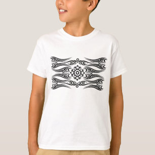 Camiseta Tribal del tatuaje negro 1
