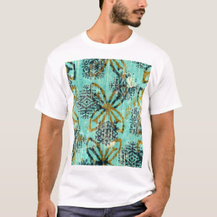 Camiseta Tribal desgarrador: Motif de alfombra étnica