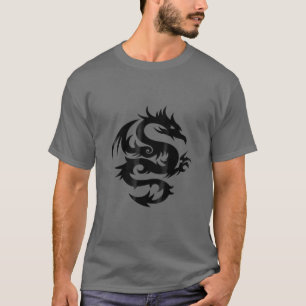 Camiseta Tribal Dragon Mythology Creation Tattoo Reptile Te
