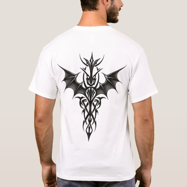 Camiseta Tribal Dragon Totem (Reverso)
