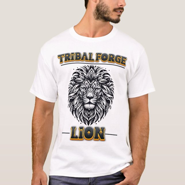 Camiseta "Tribal Forge Lion (Anverso)
