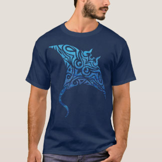 Camiseta Tribal Hawai Manta Ray Tribal Polinesia Tattoo Pac