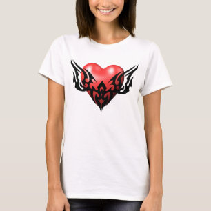 Camiseta Tribal Heart Long Sleeve
