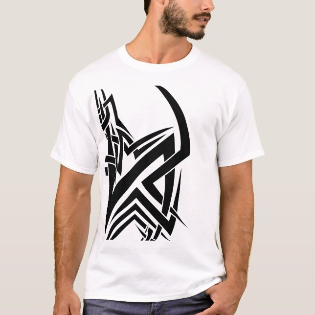 Camiseta Tribal negro (Anverso)