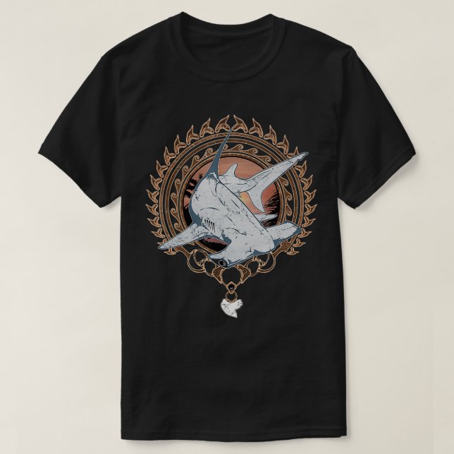 Camiseta Tribal Polinesia de Hammerhead (Diseño del anverso)
