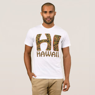 Camiseta tribal polinesio de Hawaii