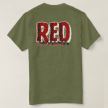 Camiseta Tribal RojA - Honrar a Nuestros Desplegad