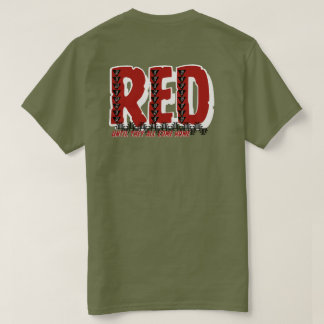 Camiseta Tribal RojA - Honrar a Nuestros Desplegad