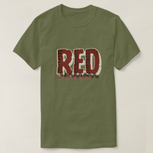 Camiseta tribal roja - Honremos a nuestros despleg
