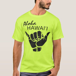 Camiseta TRIBAL SHAKA (HANG LOOSE) - ALOHA HAWAII Blk